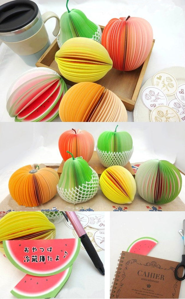 Selectshop Rose Fruits Colorful 3D Memo 6 Design