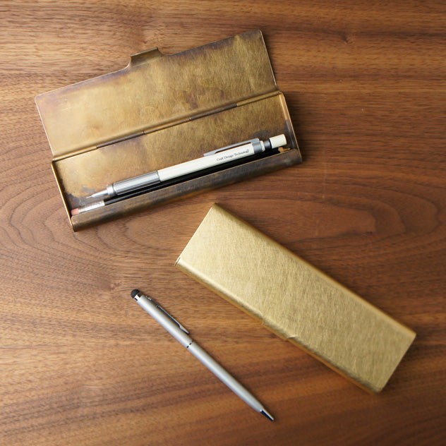 Picus Brass Pen Case