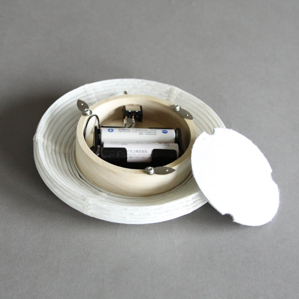 Fores Handmade Japanese Washi Paper Table LED Lantern Lamp - Musubi (Drop)