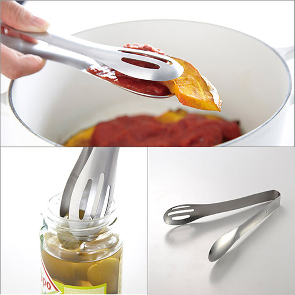 Japanese Stainless Steel Home Kitchen Food Tong Clip