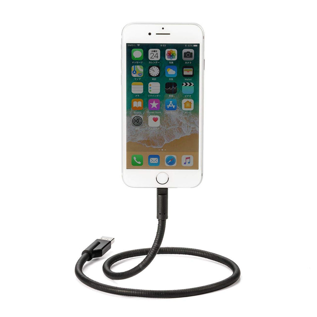 Sanwa iPhone Standing USB Lightning Cable