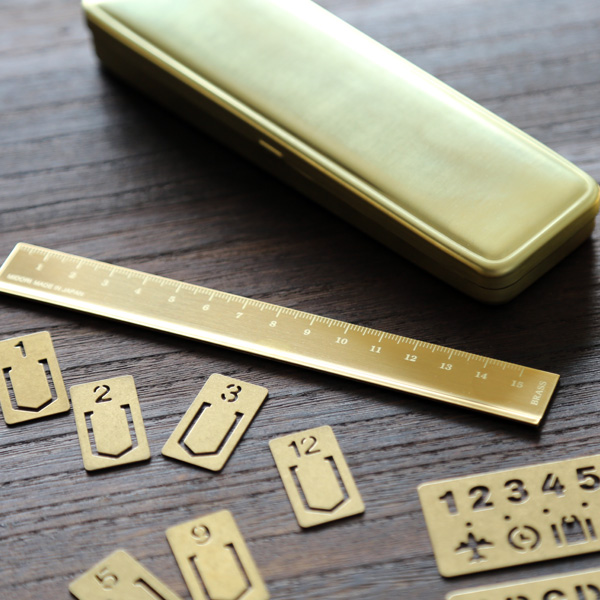 Midori Japanese Designed Brass Pencil Case | Bespoke Post