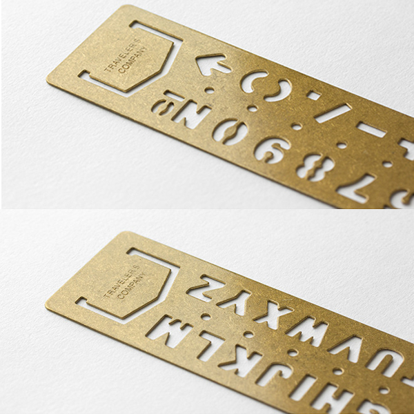 Midori Brass Template Bookmark